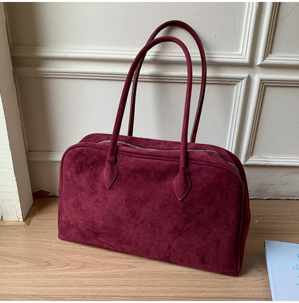 Jenny Wildleder Schultertasche