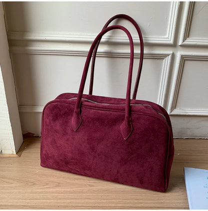 Jenny Wildleder Schultertasche