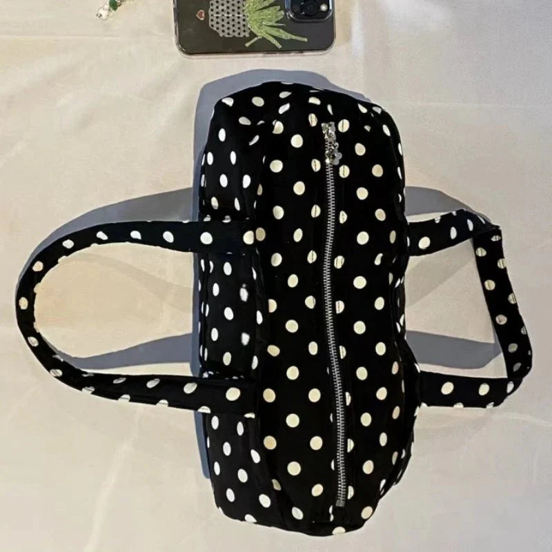 Kate Polka Dot Mini-Duffle Bag
