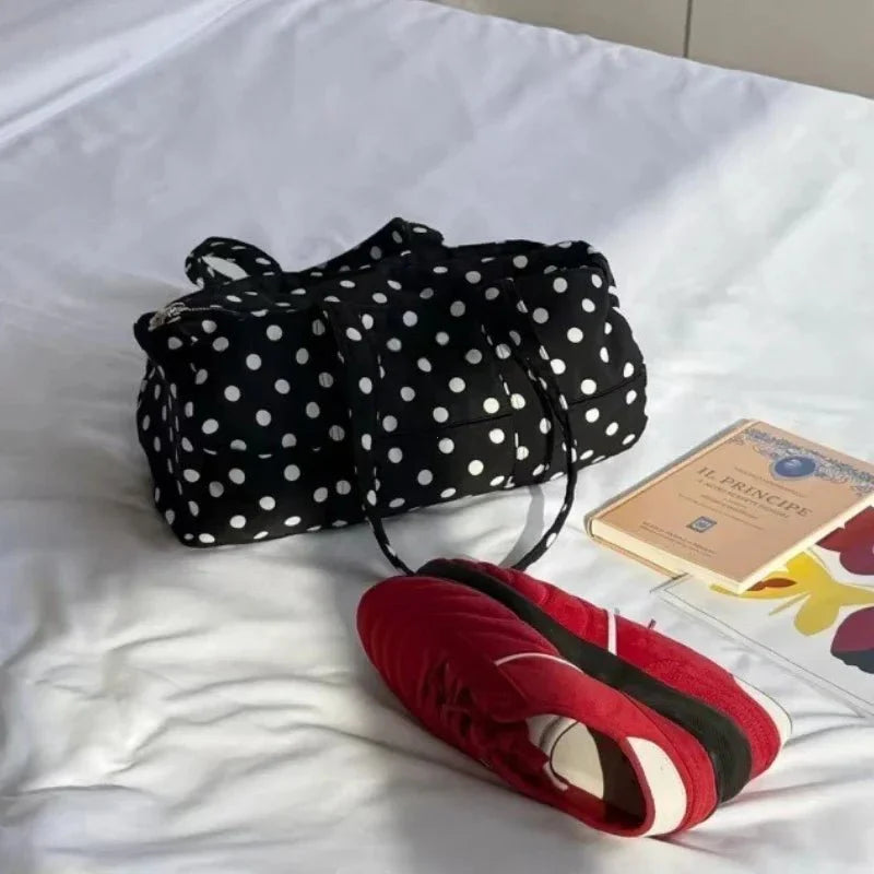 Kate Polka Dot Mini-Duffle Bag