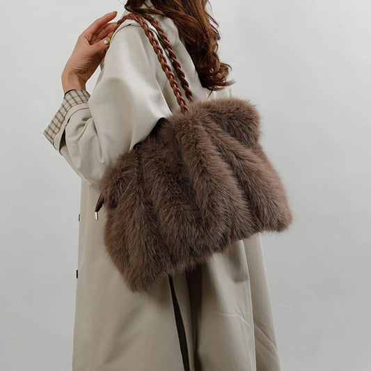 Loreen Kunstfell Tragetasche