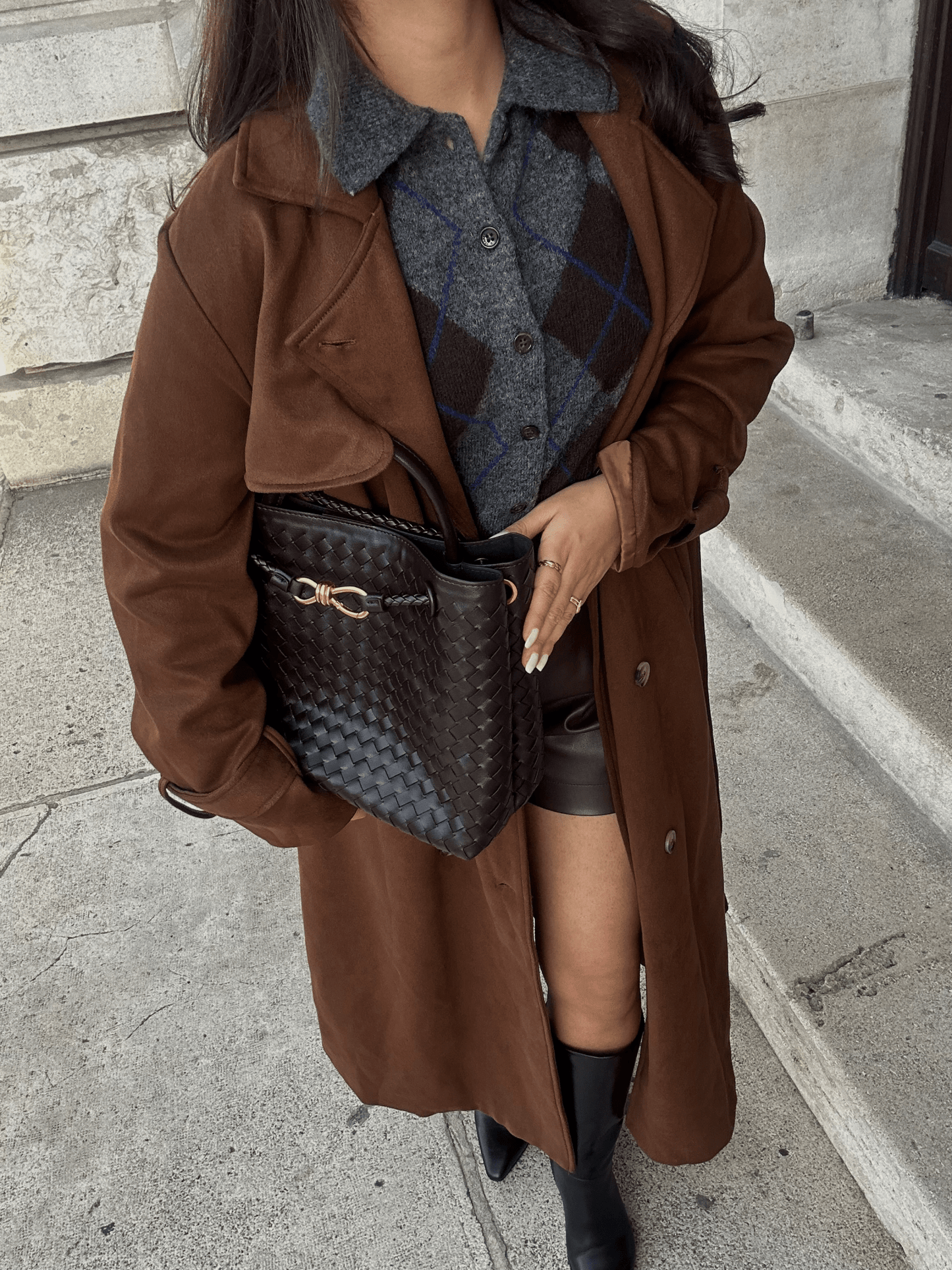 Lucia Geflochtene Tasche