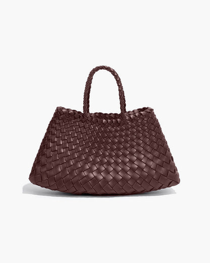 Marissa Vegane Leder Geflochtene Tasche Mittel