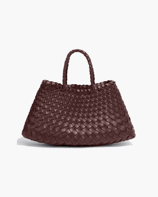Marissa Vegane Leder Geflochtene Tasche Mittel
