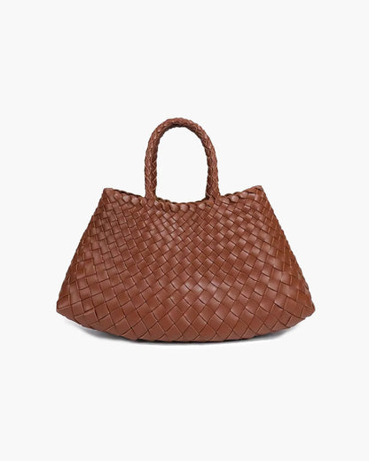 Marissa Vegane Leder Geflochtene Tasche Mittel