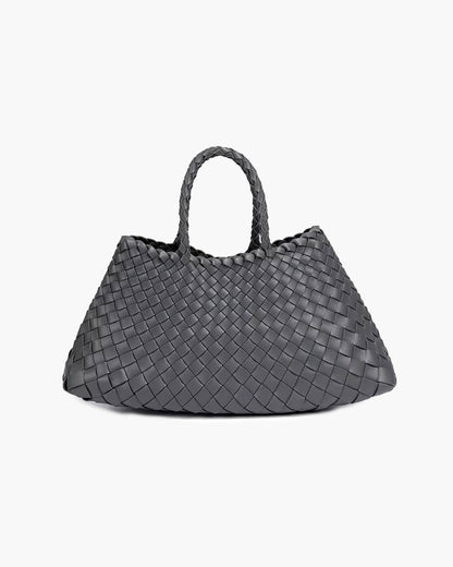 Marissa Vegane Leder Geflochtene Tasche Mittel