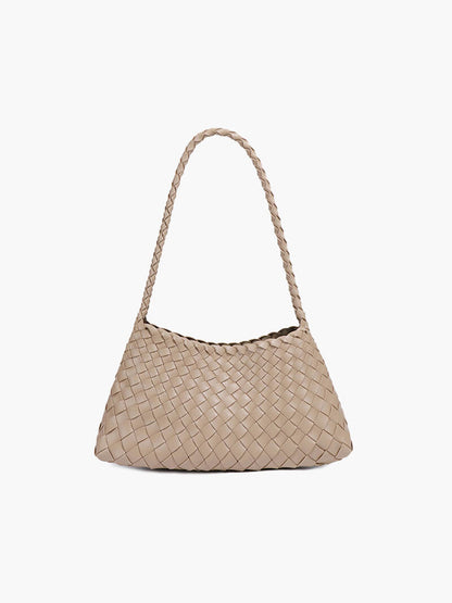 Marissa Vegane Leder Geflochtene Tasche Klein