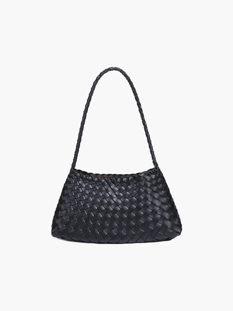Marissa Vegane Leder Geflochtene Tasche Klein