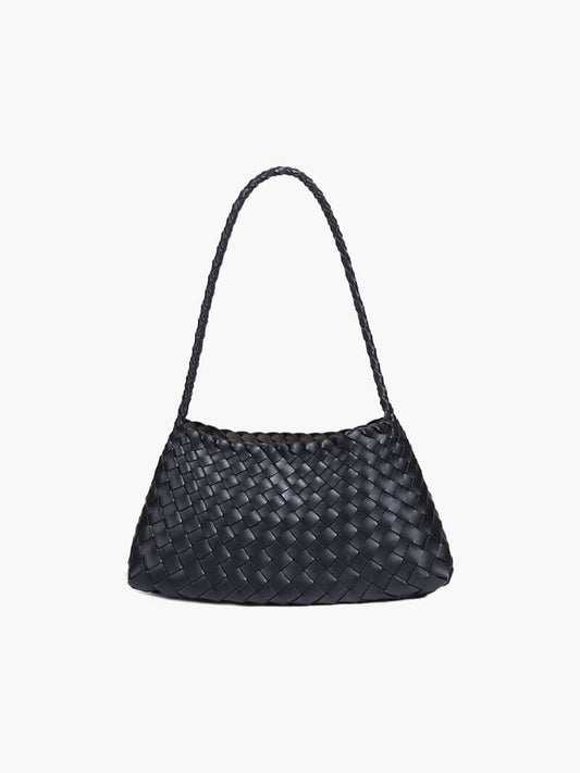 Marissa Vegane Leder Geflochtene Tasche Klein