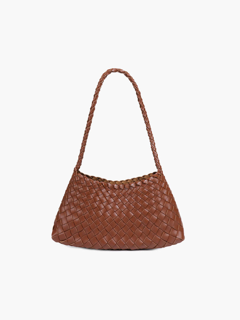 Marissa Vegane Leder Geflochtene Tasche Klein