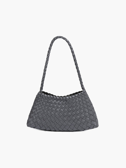 Marissa Vegane Leder Geflochtene Tasche Klein