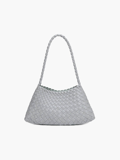 Marissa Vegane Leder Geflochtene Tasche Klein