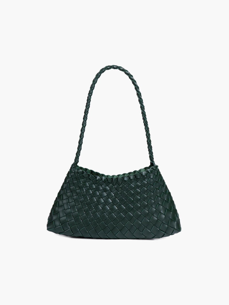 Marissa Vegane Leder Geflochtene Tasche Klein