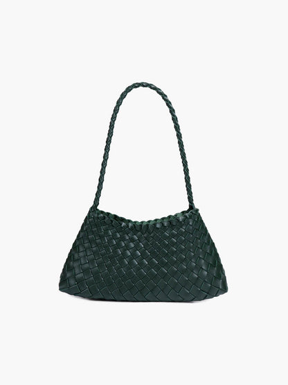 Marissa Vegane Leder Geflochtene Tasche Klein