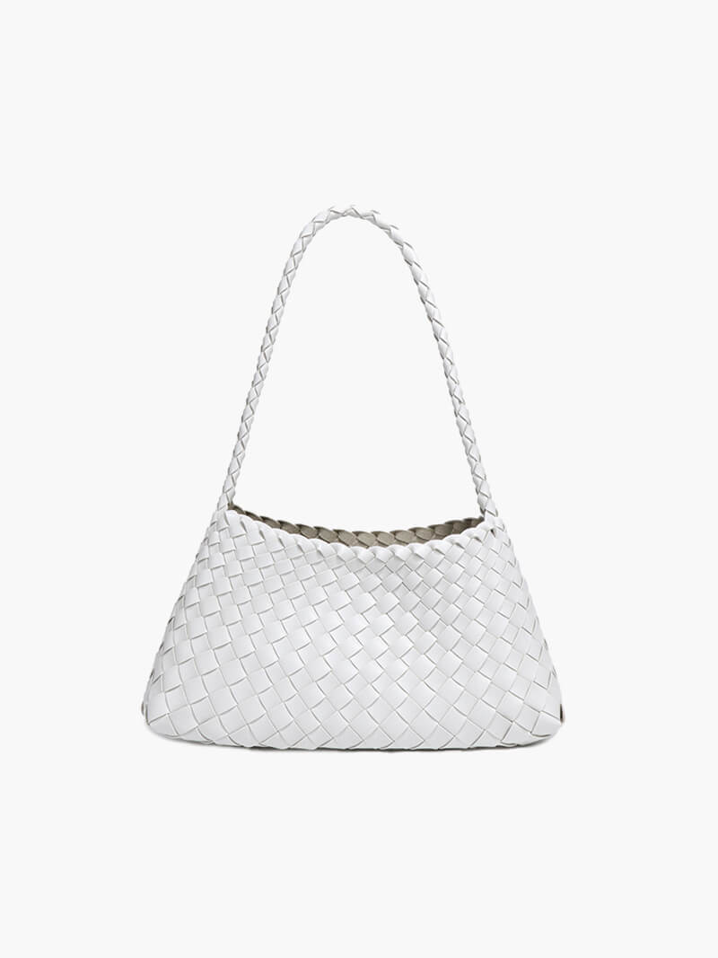 Marissa Vegane Leder Geflochtene Tasche Klein
