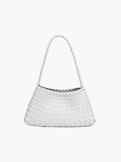 Marissa Vegane Leder Geflochtene Tasche Klein