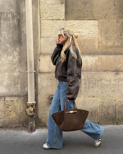 Melanie Wildledertasche