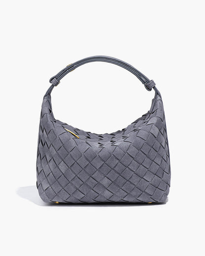 Mica Braided Suede Leather Bag