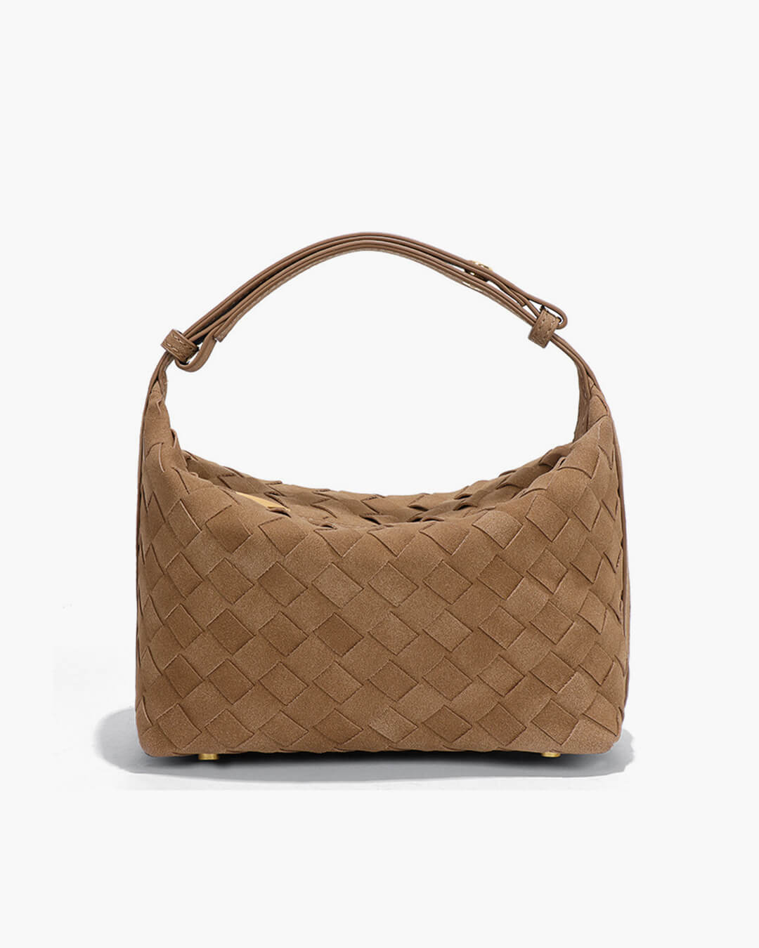Mica Braided Suede Leather Bag