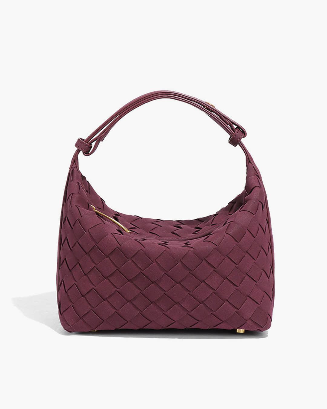 Mica Braided Suede Leather Bag