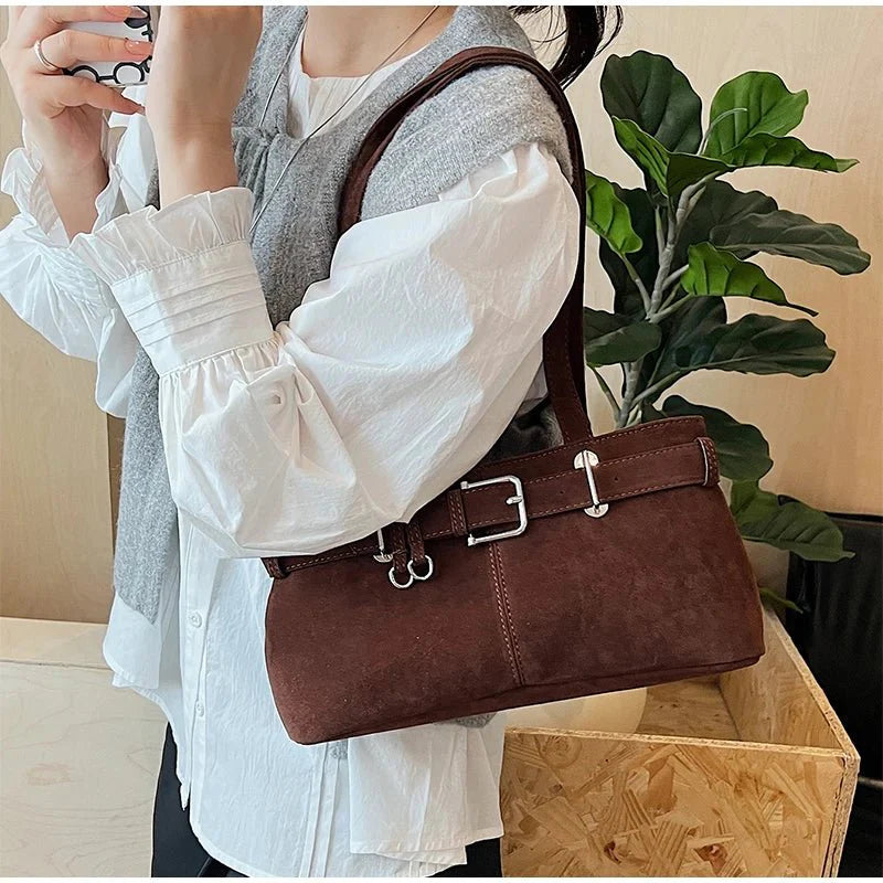 Nora Vegane Wildledertasche