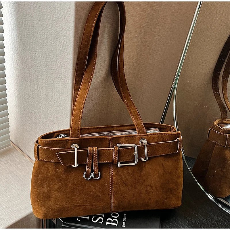 Nora Vegane Wildledertasche