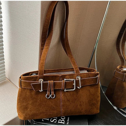 Nora Vegane Wildledertasche