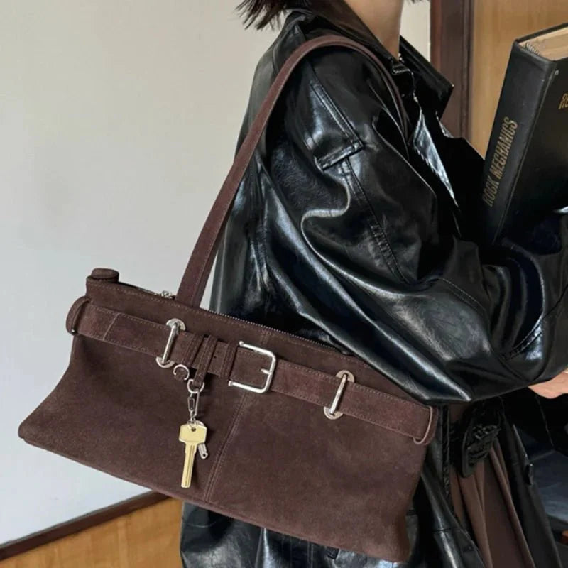 Nora Vegane Wildledertasche