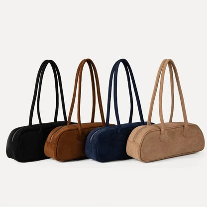 Pauleen Baguette Wildleder Tasche