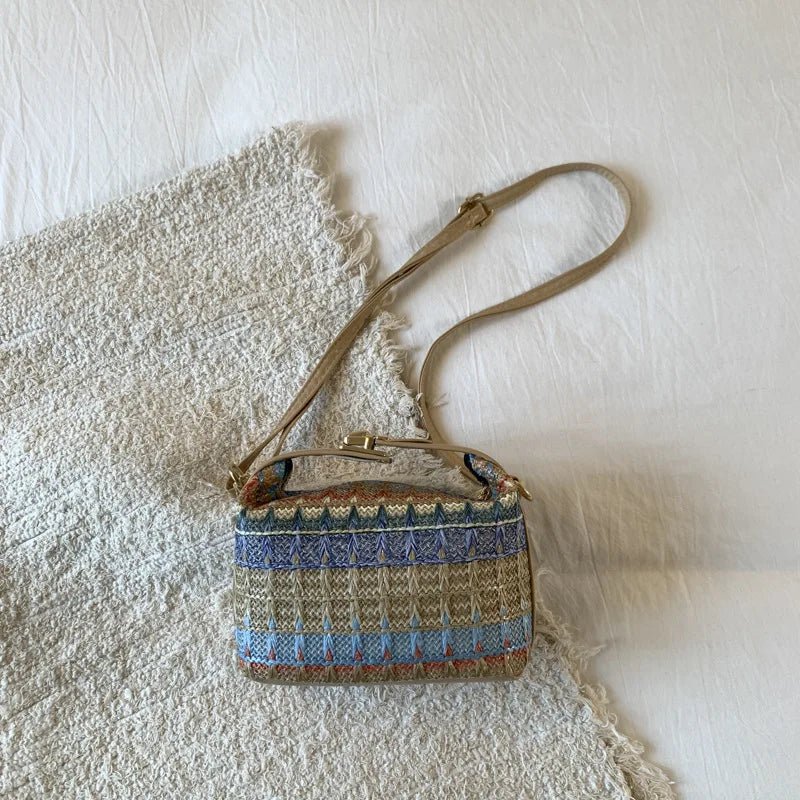 Raphaela Geflochtene Raffia-Sling-Bag