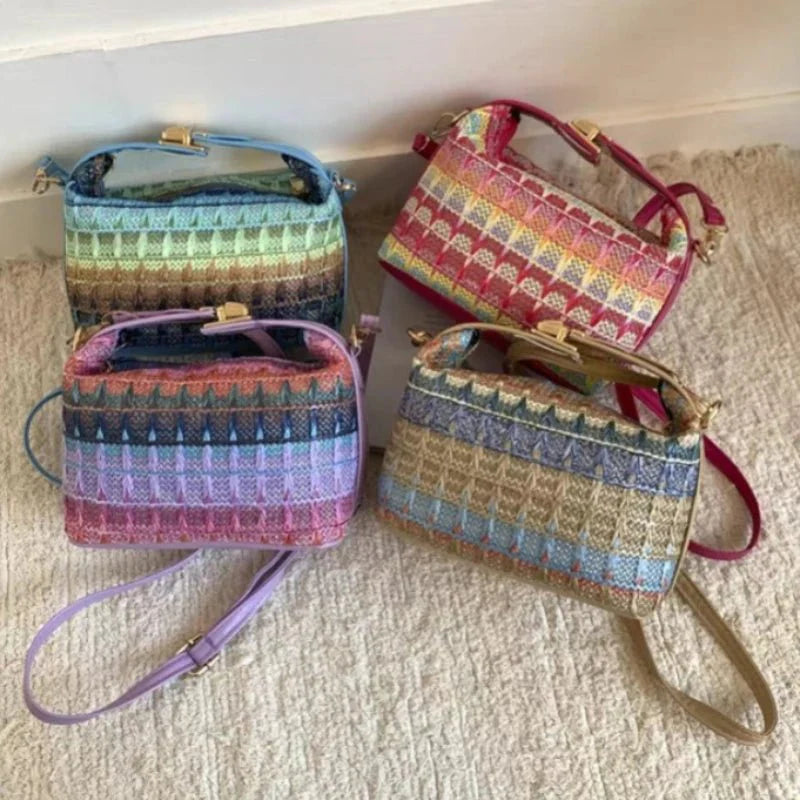 Raphaela Geflochtene Raffia-Sling-Bag
