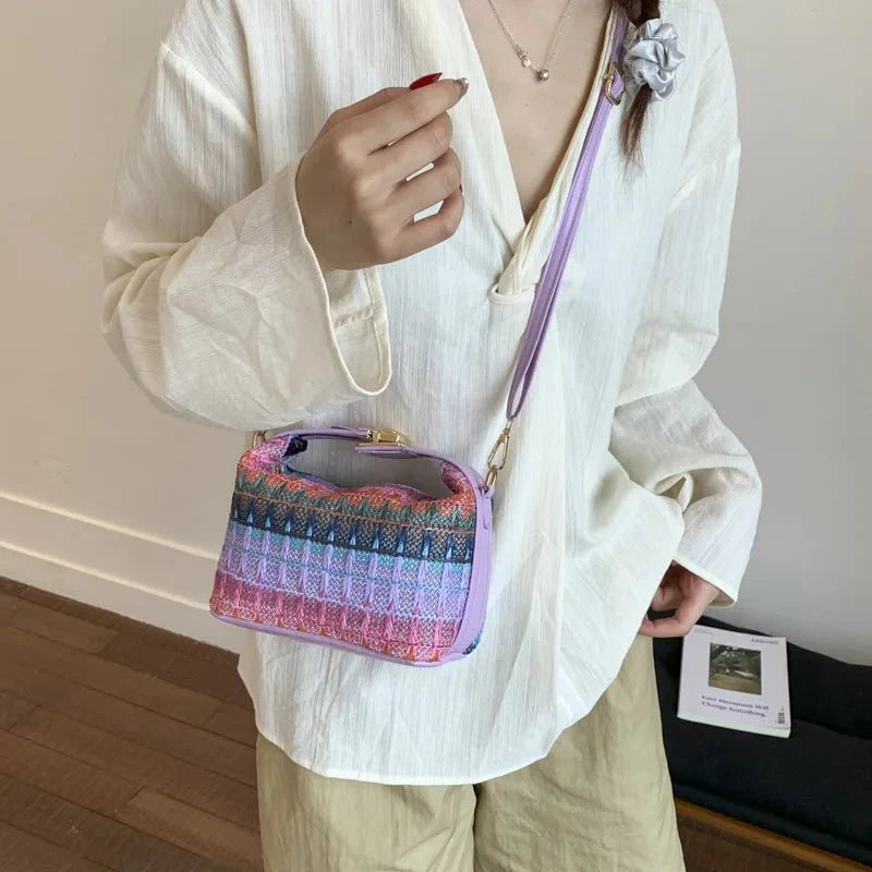 Raphaela Geflochtene Raffia-Sling-Bag