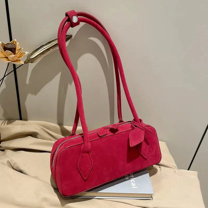 Rebecca Wildleder Schultertasche