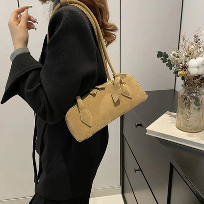 Rebecca Wildleder Schultertasche