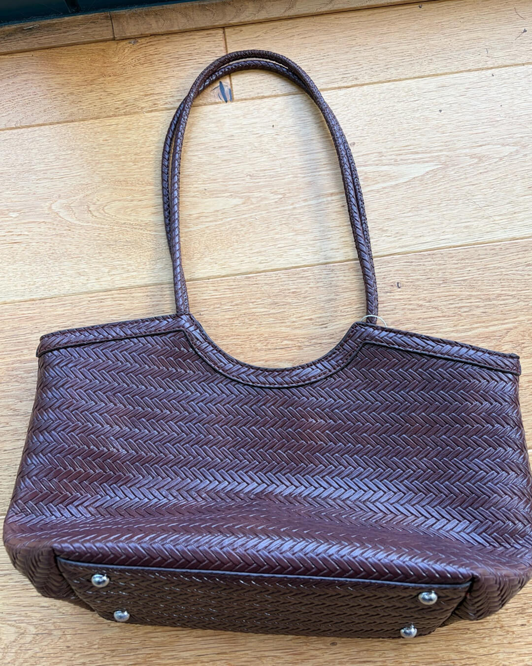 Rica Geflochtene Tasche aus Kunstleder