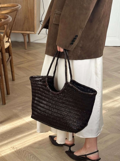 Rica Geflochtene Tasche aus Kunstleder