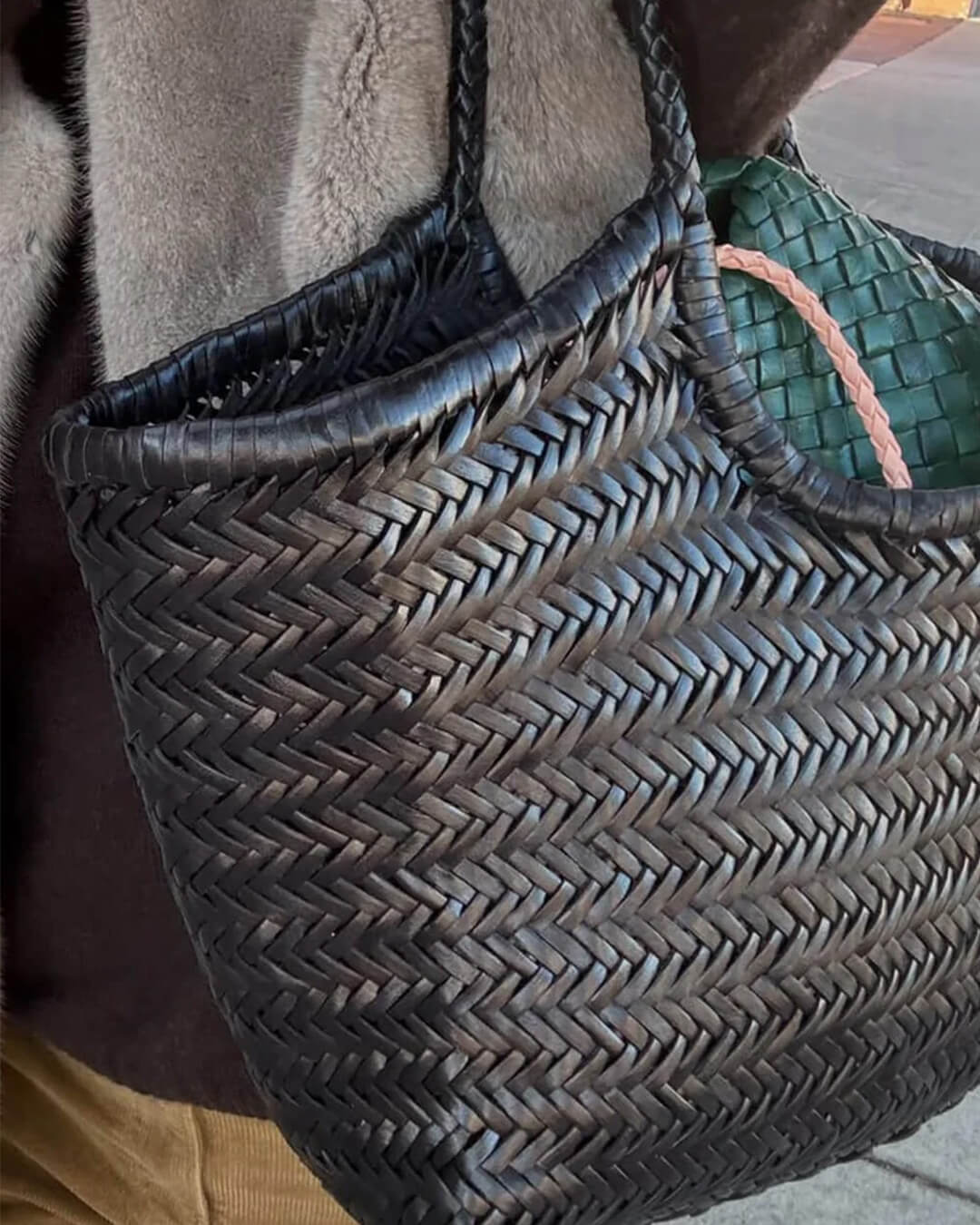 Rica Geflochtene Tasche aus Kunstleder