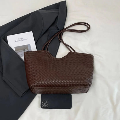 Riona Structured Woven Handbag