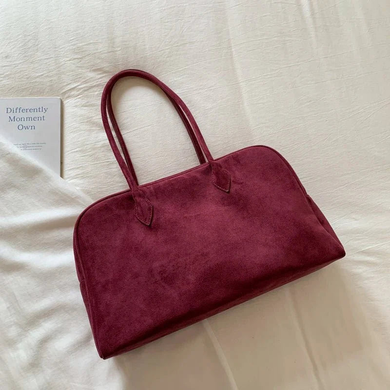 Sandra Wildleder-Tote-Bag