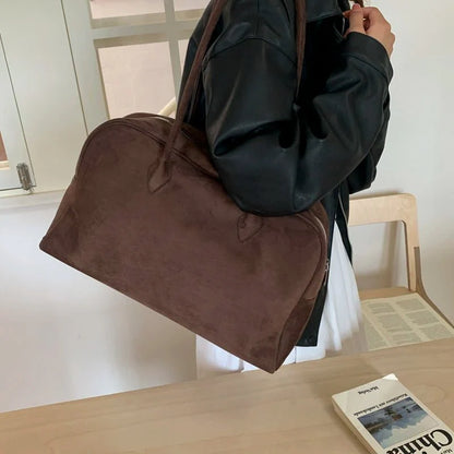Sandra Wildleder-Tote-Bag