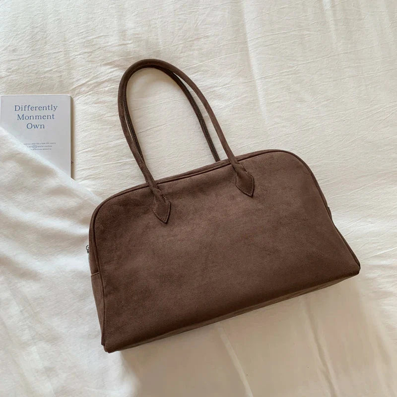 Sandra Wildleder-Tote-Bag