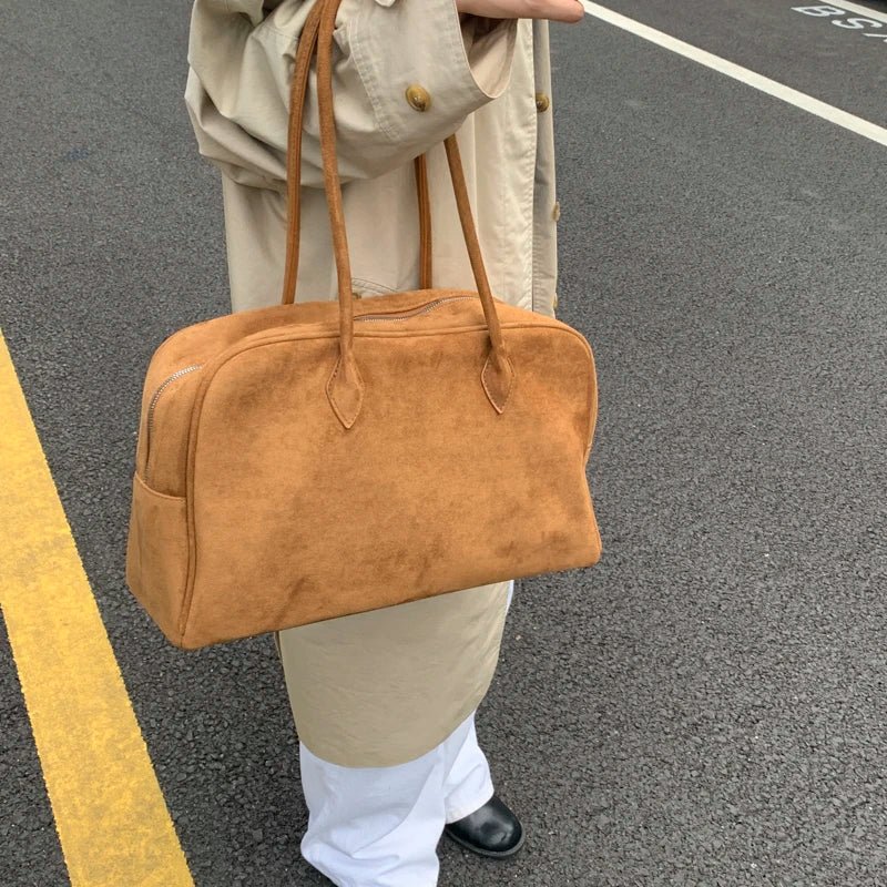 Sandra Wildleder-Tote-Bag