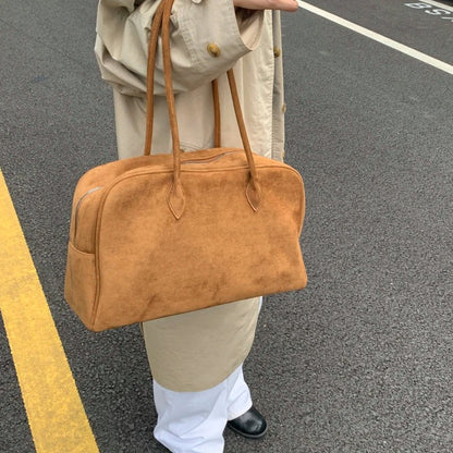 Sandra Wildleder-Tote-Bag