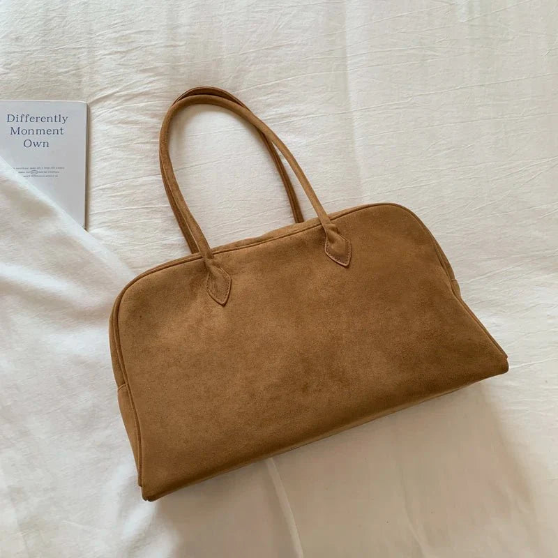 Sandra Wildleder-Tote-Bag
