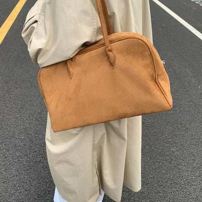 Sandra Wildleder-Tote-Bag
