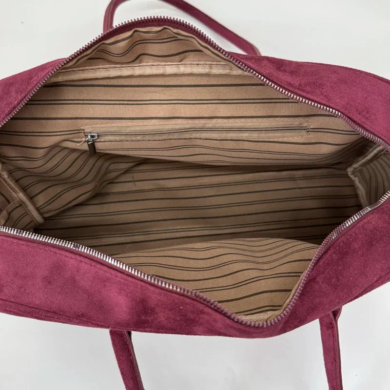 Sandra Wildleder-Tote-Bag