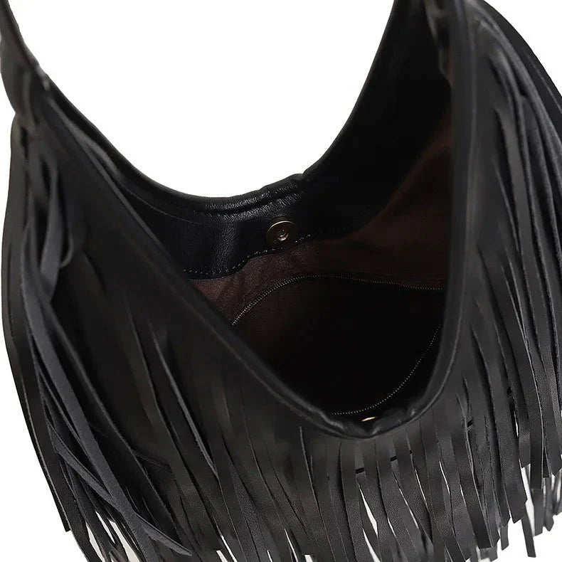 Tatiana Tasseled Hobo Tasche