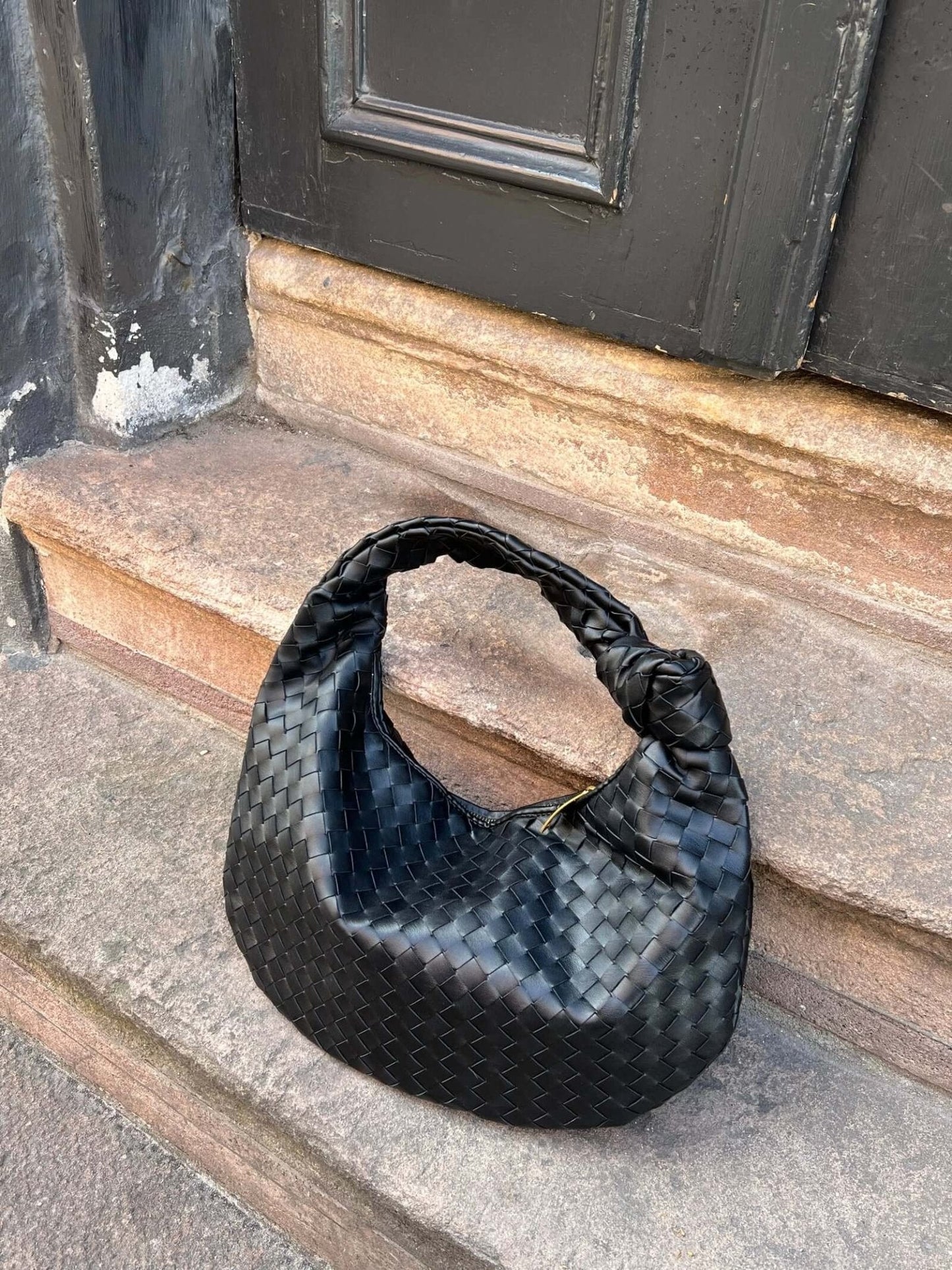 Medium woven Tasche