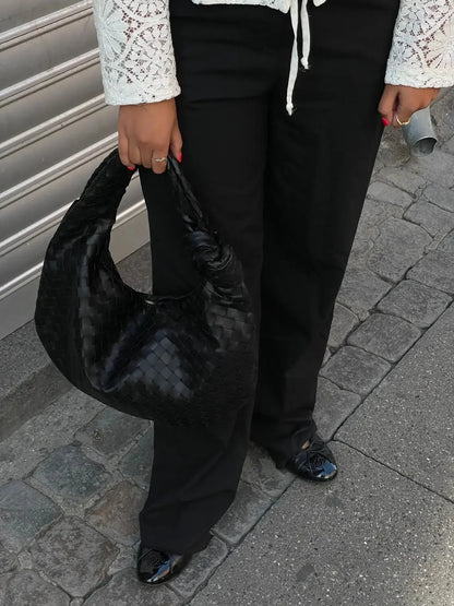 Medium woven Tasche