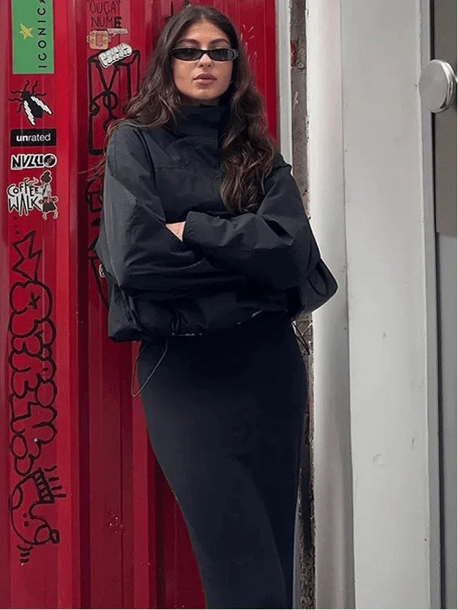 Bianca Hooded Waterproof Bomber Jacket